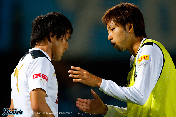 田中選手と小林選手