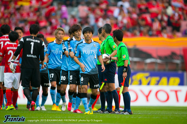 1-0でフロンターレの勝利！