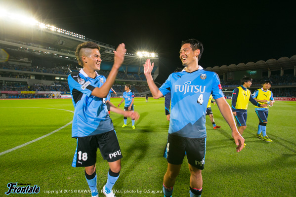 エウシーニョ選手＆井川選手