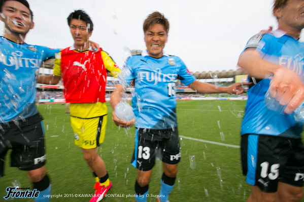 試合は2-1でフロンターレの勝利！