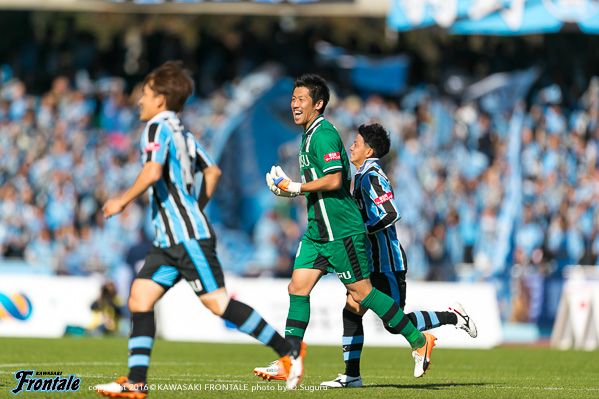 MF16 / 長谷川竜也選手が豪快にシュートを決め、先制点を奪い1-0